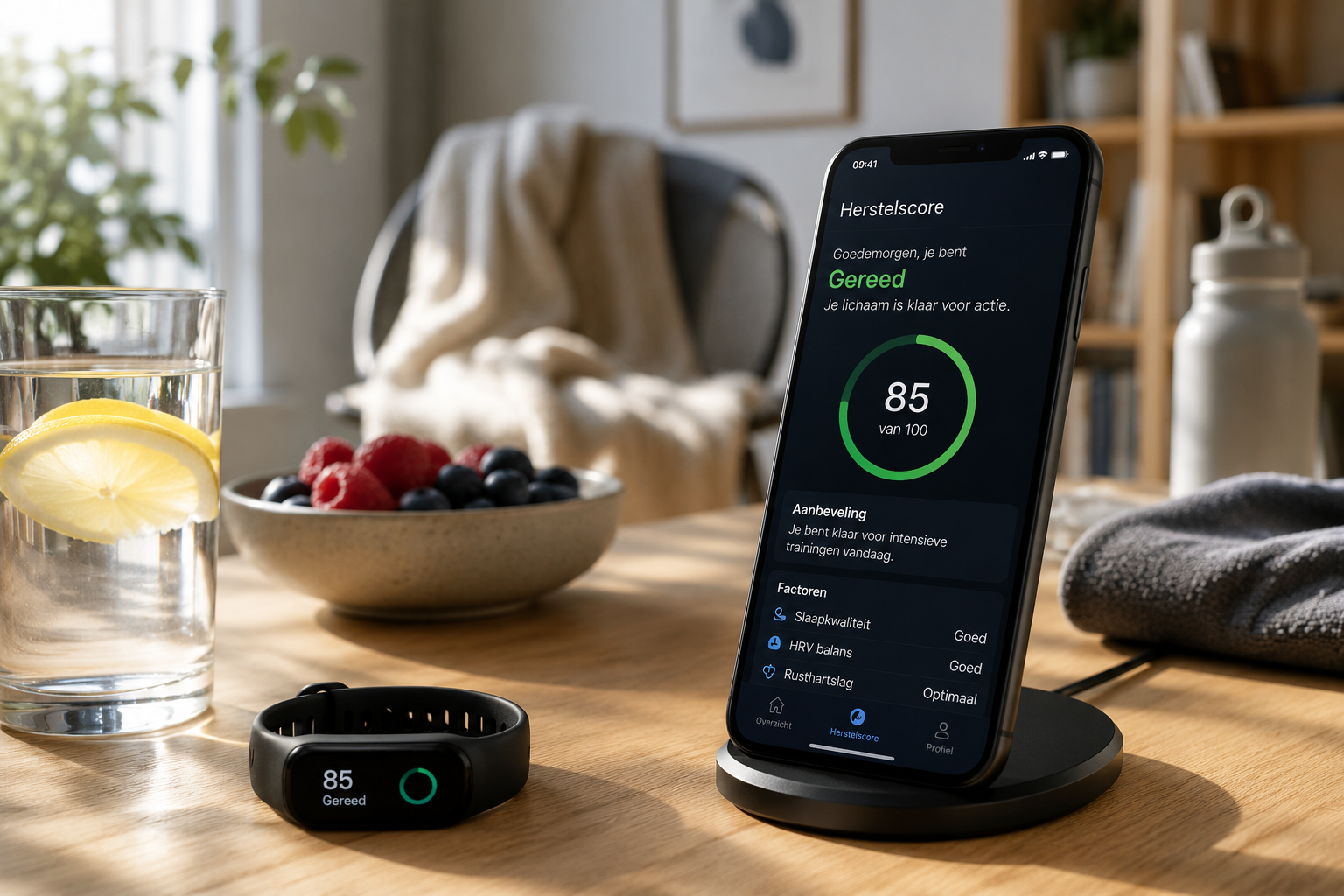 App post workout overzicht