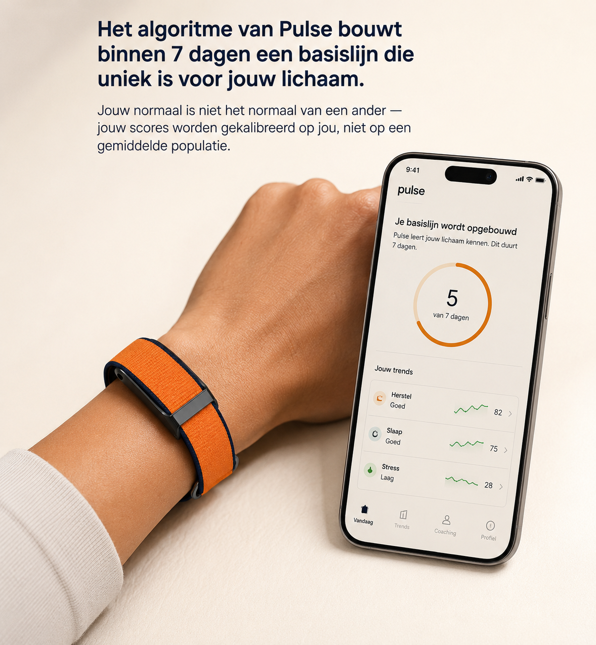 Pulse algoritme leert jouw biometrische basislijn